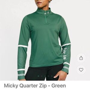 Green Quarter Zip Pullover by Fore All⛳️